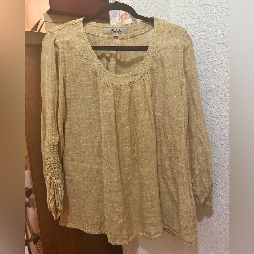 FLAX Boho tunic size small